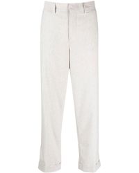 Closed - Rolled-cuff Cropped Trousers - Lyst