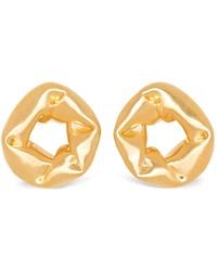 Completedworks - Oversized Scrunch Earrings - Lyst