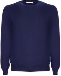 Cruciani - Crew-Neck Wool Sweater - Lyst