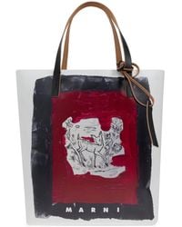 Marni - Tote Bag Mit Malerei-Print - Lyst