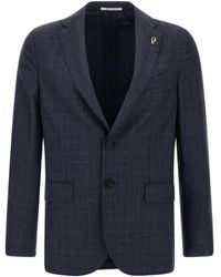 Pal Zileri - Geruite Blazer Met Enkele Rij Knopen - Lyst