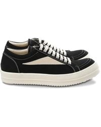 Rick Owens - Panelled Low-Top Sneakers - Lyst