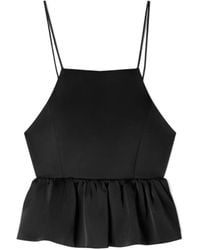 Sandro - Ruffled Crop Top - Lyst