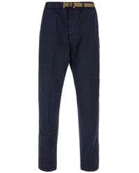 White Sand - Pantalones Chinos Con Cinturón - Lyst