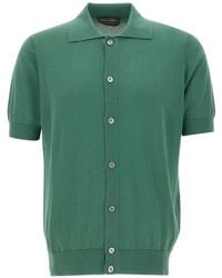 FILIPPO DE LAURENTIIS - Short-Sleeve Cotton Shirt - Lyst