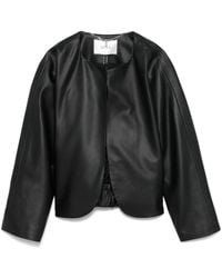 Nissa - Faux-Leather Jacket - Lyst