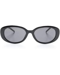Gucci - Oval-Frame Sunglasses - Lyst