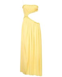 Stolen Stores - Selene Draped Maxi Dress - Lyst