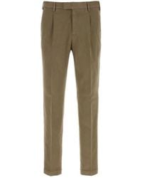 PT Torino - Pantalones Con Pliegues Y Dobladillo Vuelto - Lyst