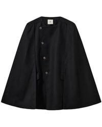 THE GARMENT - Balli Asymmetric-Fastening Cape - Lyst