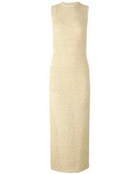 Eleventy - Knit Midi Dress - Lyst