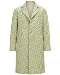 Simone Rocha - Manteau Ample Duster À Fleurs En Jacquard - Lyst