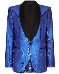 Dolce & Gabbana - Sequin-embellished Suit - Lyst