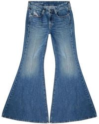 DIESEL - 1970 D-Bleess Flared Jeans - Lyst