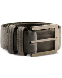 Kiton - Suede Buckle-Fastening Belt - Lyst