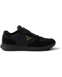 Prada - Prax 2.0 Re-Nylon And Suede Sneakers - Lyst
