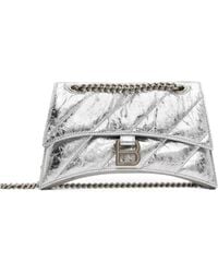 Balenciaga - Crush Quilted Leather Crossbody Bag - Lyst