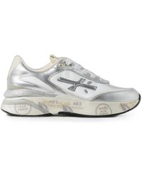 Premiata - Moerund Panelled Metallic Sneakers - Lyst