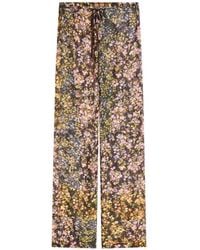 Dries Van Noten - Elasticated Jacquard Pants - Lyst
