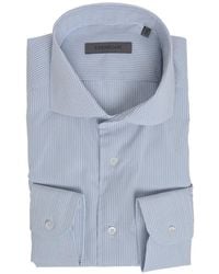 Corneliani - Striped French-Collar Shirt - Lyst