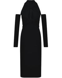 Giambattista Valli - ツイストビスコースニットドレス - Lyst