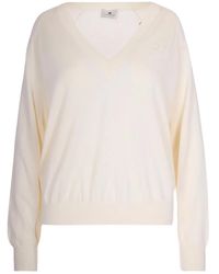 Elisabetta Franchi - V-Neck Sweater - Lyst