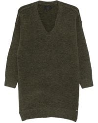 Superdry - Vestido Con Cuello En V - Lyst