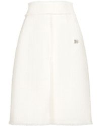 Dolce & Gabbana - Falda de cintura alta - Lyst