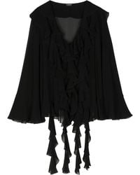 Dondup - Gedrapeerde Blouse Met Ruches - Lyst