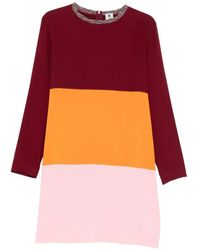 Missoni - Colour-Block Embellished Dress - Lyst