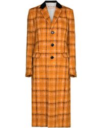 Marni Geruite Jas - Oranje