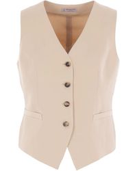 Alberto Biani - Chaleco Con Botones - Lyst