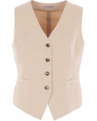 Alberto Biani - Single-Breasted Vest - Lyst