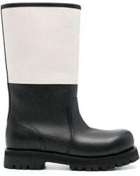 Gucci - Grisou Leather Boots - Lyst
