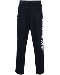 Moschino - Symbols Stretch-Gabardine Trousers - Lyst