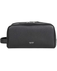 Tom Ford - Grained Leather Wash Bag - Lyst