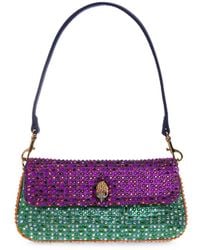 Kurt Geiger - Pickle Crystal-Embellished Shoulder Bag - Lyst