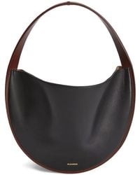 Jil Sander - Pivot Schultertasche Aus Leder - Lyst