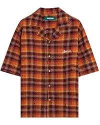 Barrow - Plaid Shirt - Lyst