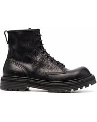 Premiata - Schnürstiefel Aus Leder - Lyst
