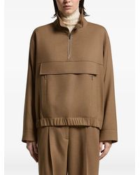 Peserico - Half-Zip Elasticated-Hem Jacket - Lyst