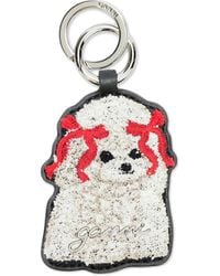 Ganni - Dog Bow Keyring - Lyst