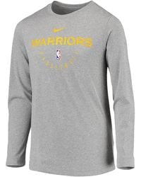 Nike - Camiseta NBA Golden State Warriors Grey - Lyst