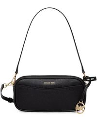 MICHAEL Michael Kors - Logo-Plaque Pebbled-Leather Shoulder Bag - Lyst