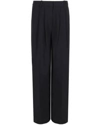 Co. - Pleated Wide-Leg Trousers - Lyst