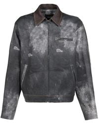 we11done - Distressed Faded-Effect Jacket - Lyst