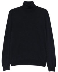 Zanone - Turtleneck Long-Sleeve Sweater - Lyst