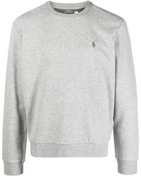 Polo Ralph Lauren - Logo-embroidered Crew-neck Sweatshirt - Lyst