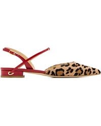 Jennifer Chamandi - Escarpins Vittorio À Bride Arrière Et Imprimé Animalier - Lyst