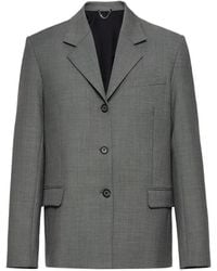 Magda Butrym - Blazer Boutonné À Revers Crantés - Lyst